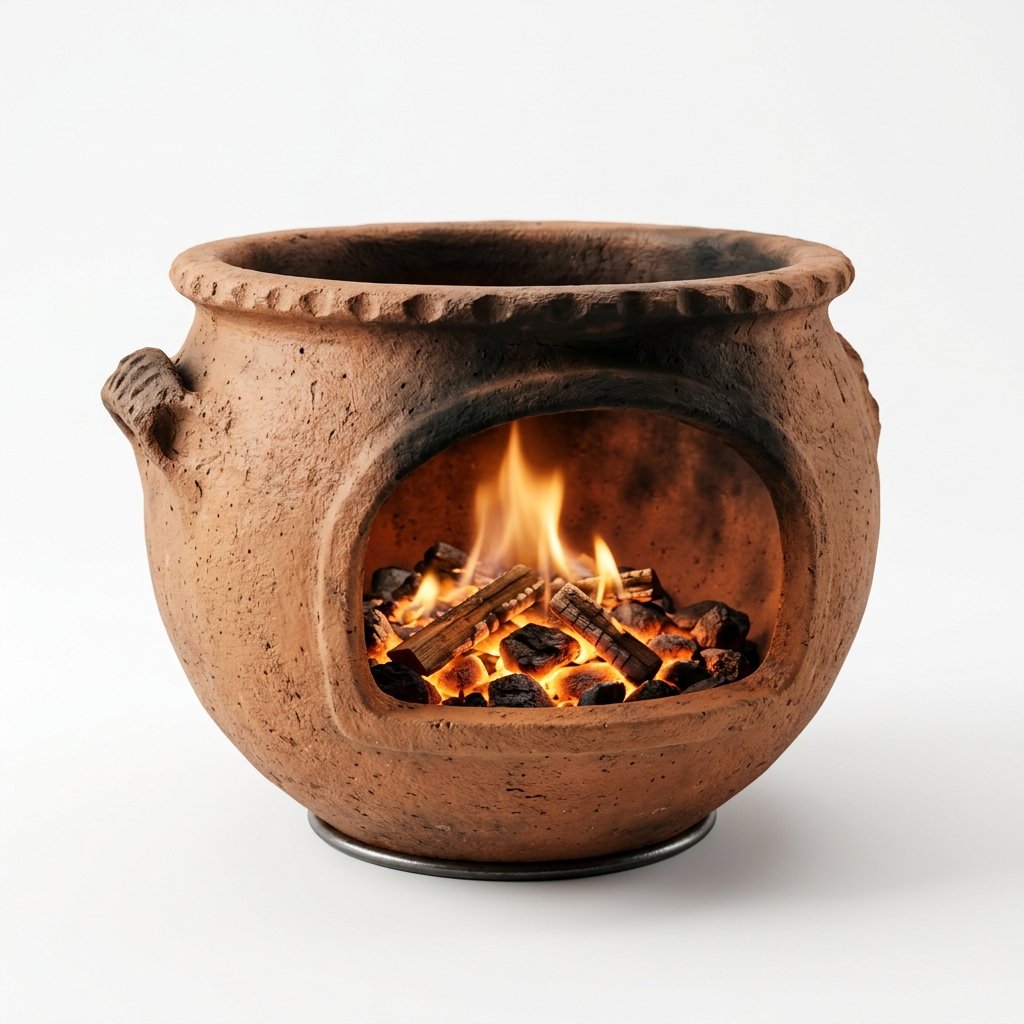 Traditional Ayurvedic Clay Furnace